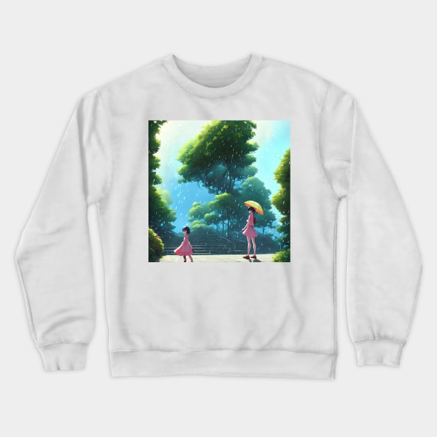 Let it rain Crewneck Sweatshirt by Artieries1